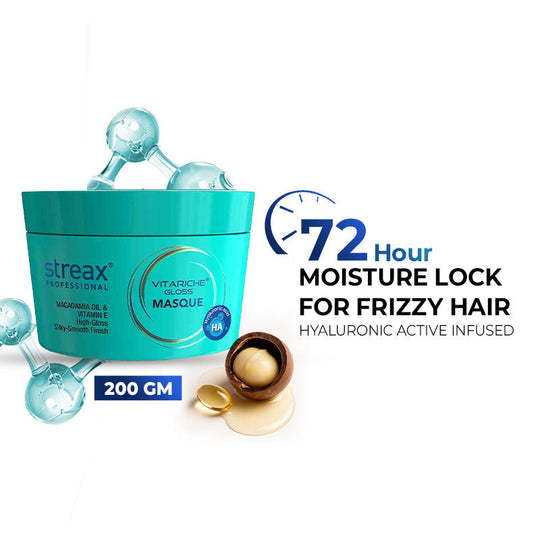 Streax Professional Vitariche Gloss Hair Mask, 200g Buy at Indicrest