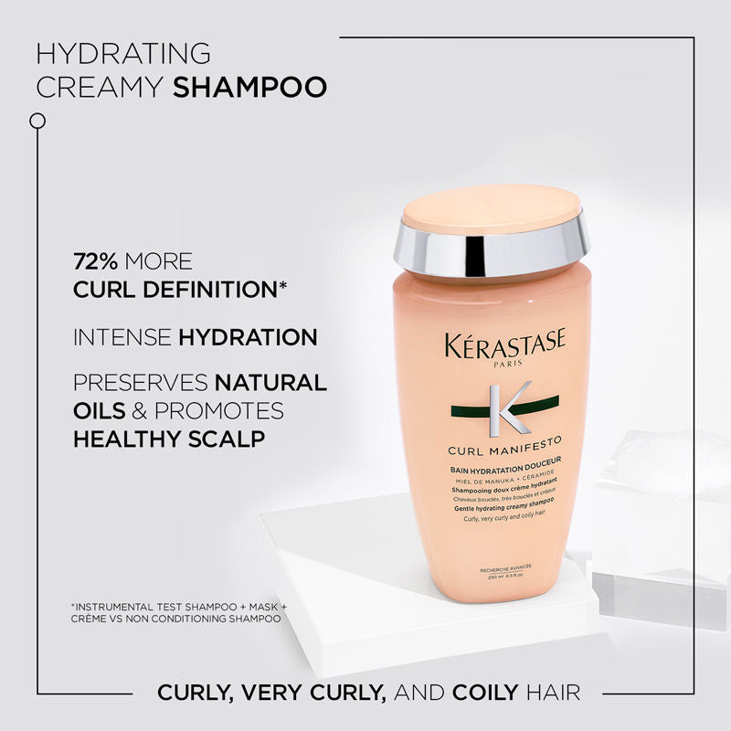 Kerastase Curl Manifesto Shampoo For Curly & Wavy Hair, Sulphate-Free, 250ml
