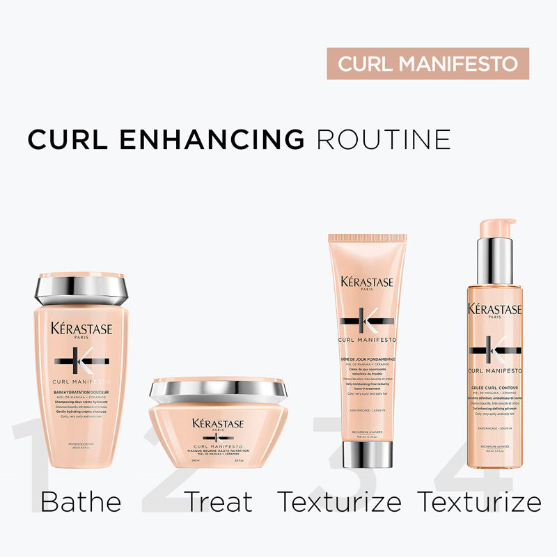 Kerastase Curl Manifesto Leave-In Cream For Curly & Wavy Hair, Defines Curls, 150ml