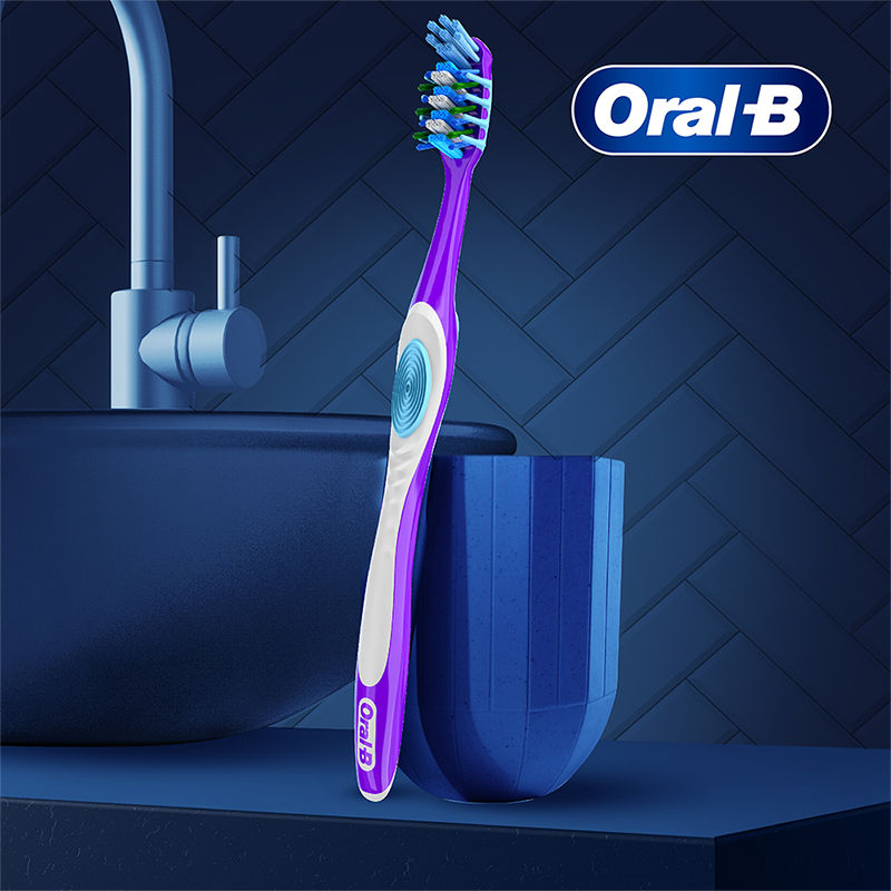 Oral-B Criss Cross Gum Care Toothbrush (Buy 2 Get 2 Free, Medium) Buy at Indicrest Image 4