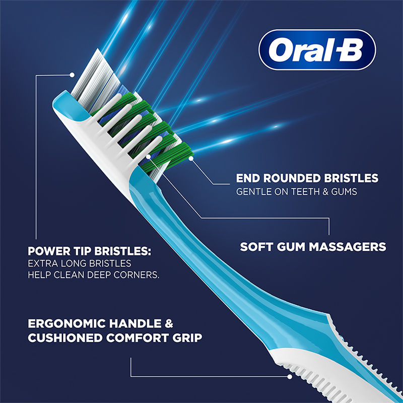 Oral-B Pro-Health Anti-Bacterial Toothbrush Buy 2 Get 1 Free Soft 40 Buy at Indicrest Image 7