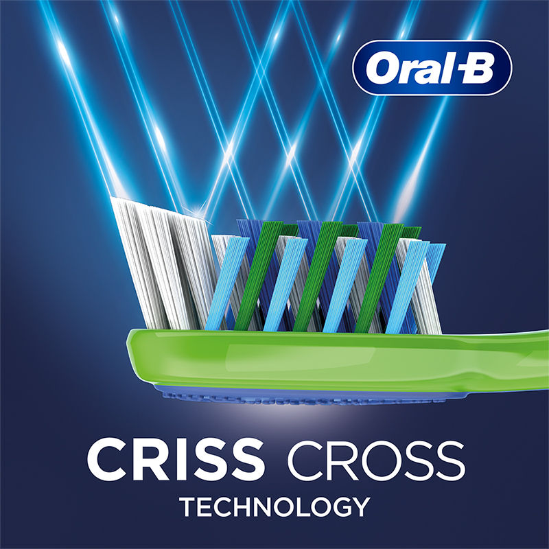 Oral-B Criss Cross Toothbrush (Buy 2 Get 2 Free, Soft) Buy at Indicrest Image 2