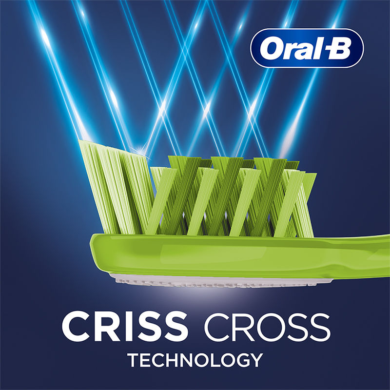 Oral-B Criss Cross Toothbrush with Neem Extract - Soft (Buy 2 Get 2 Free) Buy at Indicrest Image 2