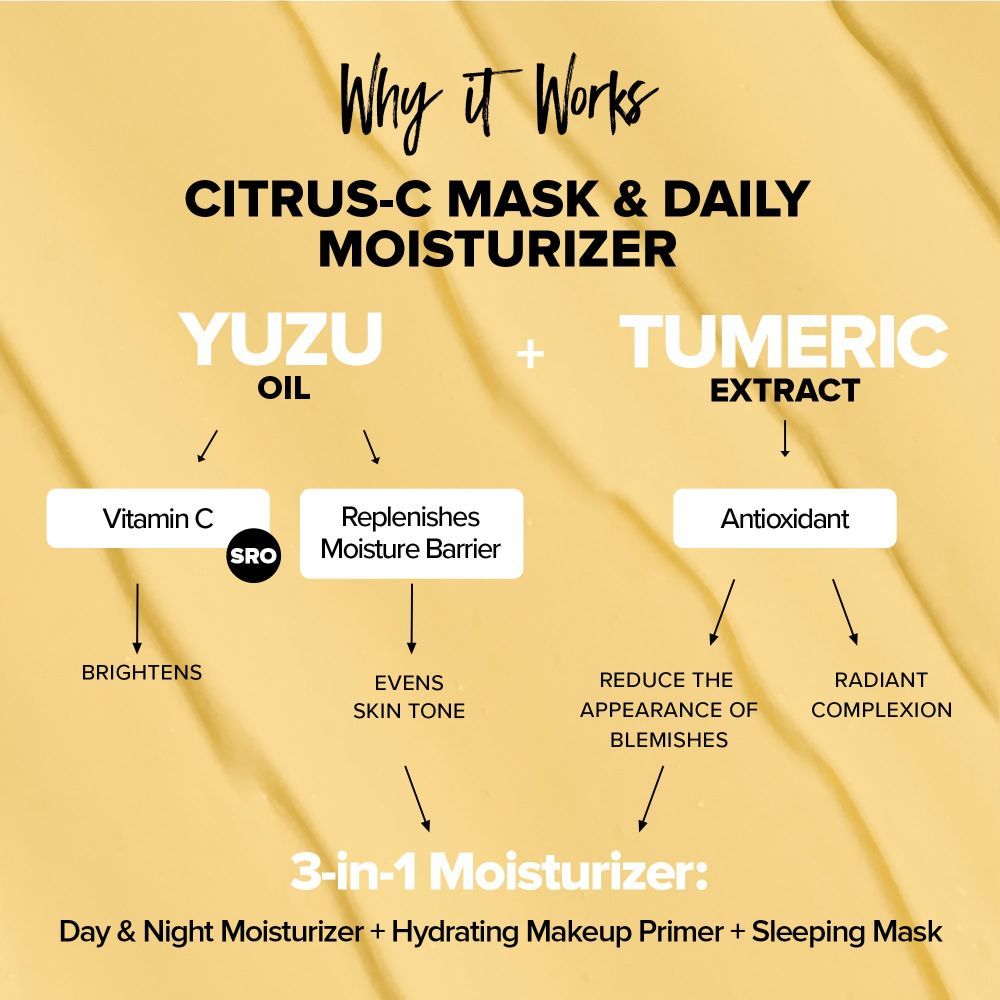 Nudestix Nudeskin Citrus-C Mask & Daily Moisturizer, 20ml