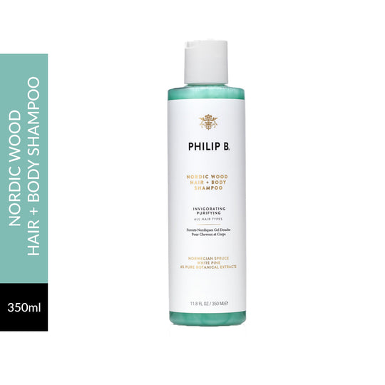 Philip B Nordic Wood Hair + Body Shampoo, 350ml, Buy from Indicrest
