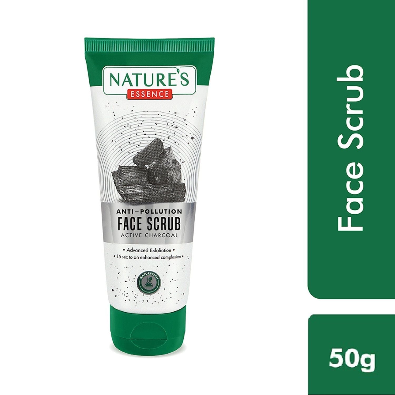 Nature's Essence Anti Pollution Charcoal Face Scrub, 50g Buy at Indicrest Image 2