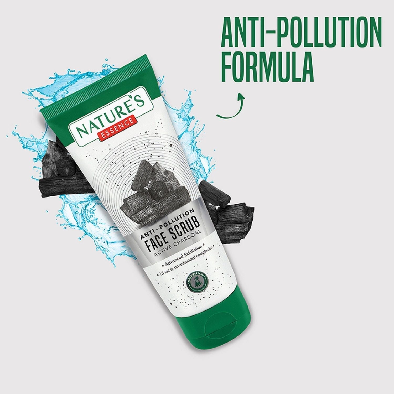 Nature's Essence Anti Pollution Charcoal Face Scrub, 50g Buy at Indicrest Image 4