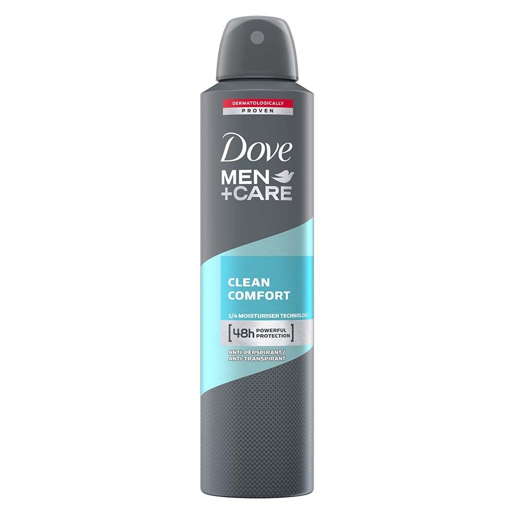 Dove Men + Care Clean Comfort Dry Spray Antiperspirant Deodorant, 250ml Buy at Indicrest Image 9