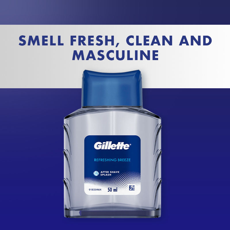 Gillette After Shave Splash Refreshing Breeze, 50ml Buy at Indicrest Image 5