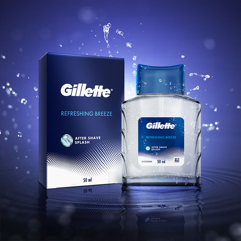 Gillette After Shave Splash Refreshing Breeze, 50ml Buy at Indicrest Image 7