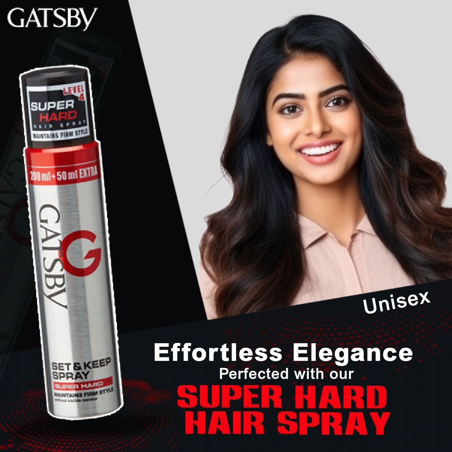 Gatsby Japan's No. 1 Set & Keep Hair Spray - Super Hard, 250ml Buy at Indicrest Image 4