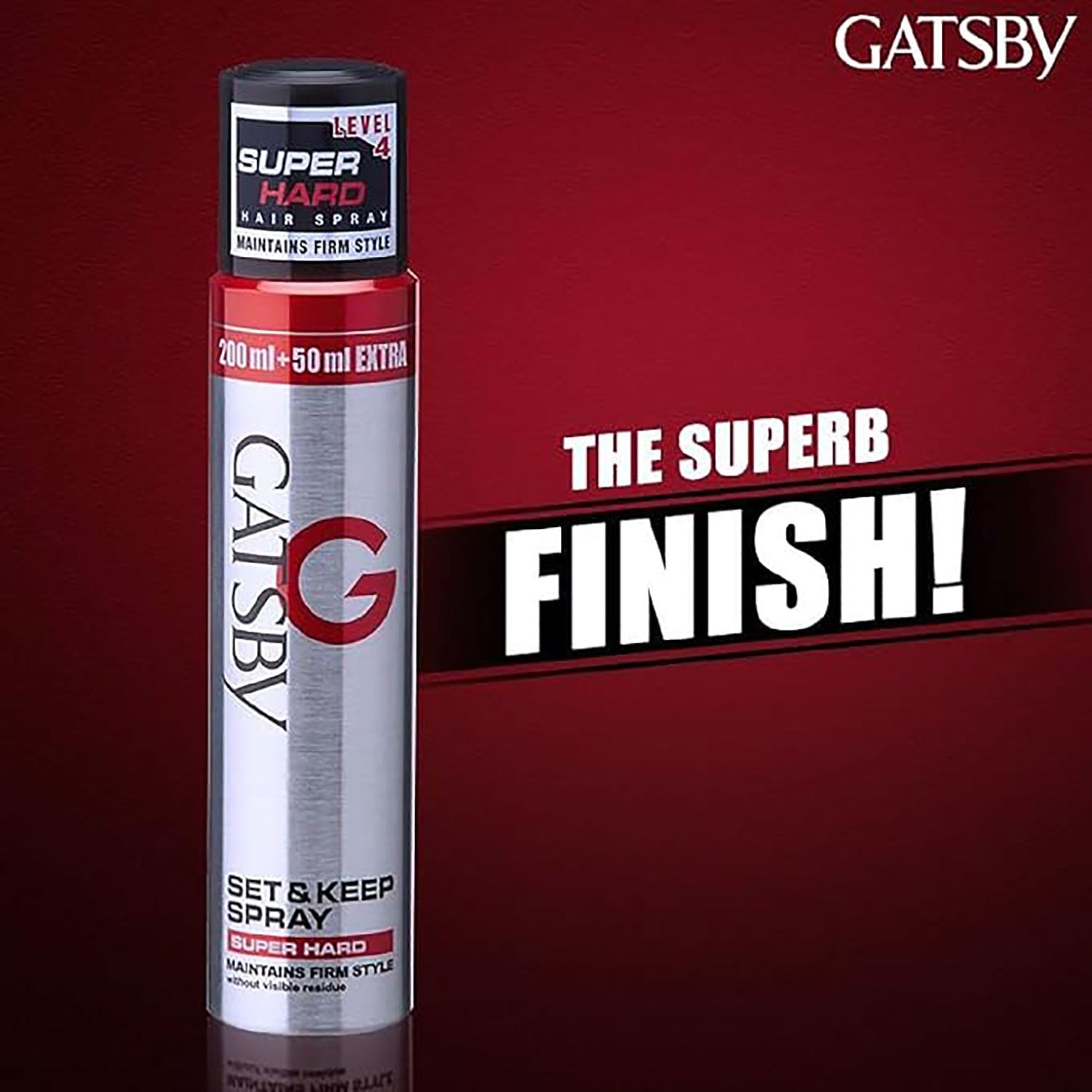 Gatsby Japan's No. 1 Set & Keep Hair Spray - Super Hard, 250ml Buy at Indicrest Image 5