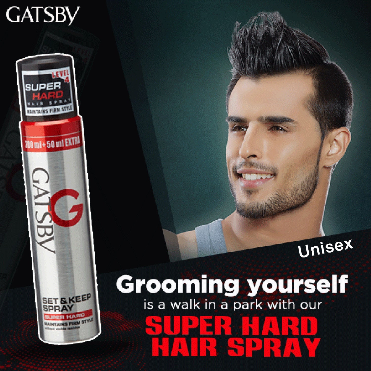 Gatsby Japan's No. 1 Set & Keep Hair Spray - Super Hard, 250ml Buy at Indicrest Image 6