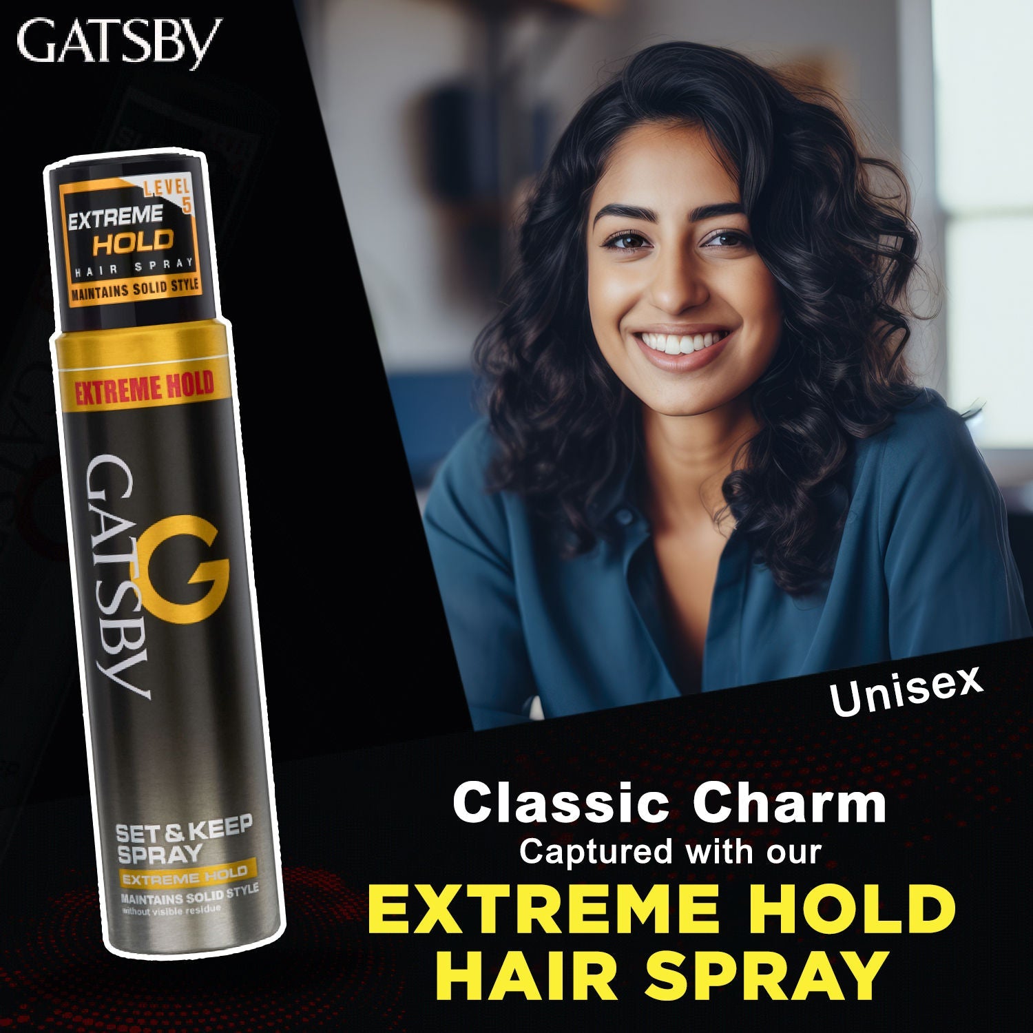 Gatsby Japan's No. 1 Set & Keep Hair Spray - Extreme Hold, 250ml Buy at Indicrest Image 7