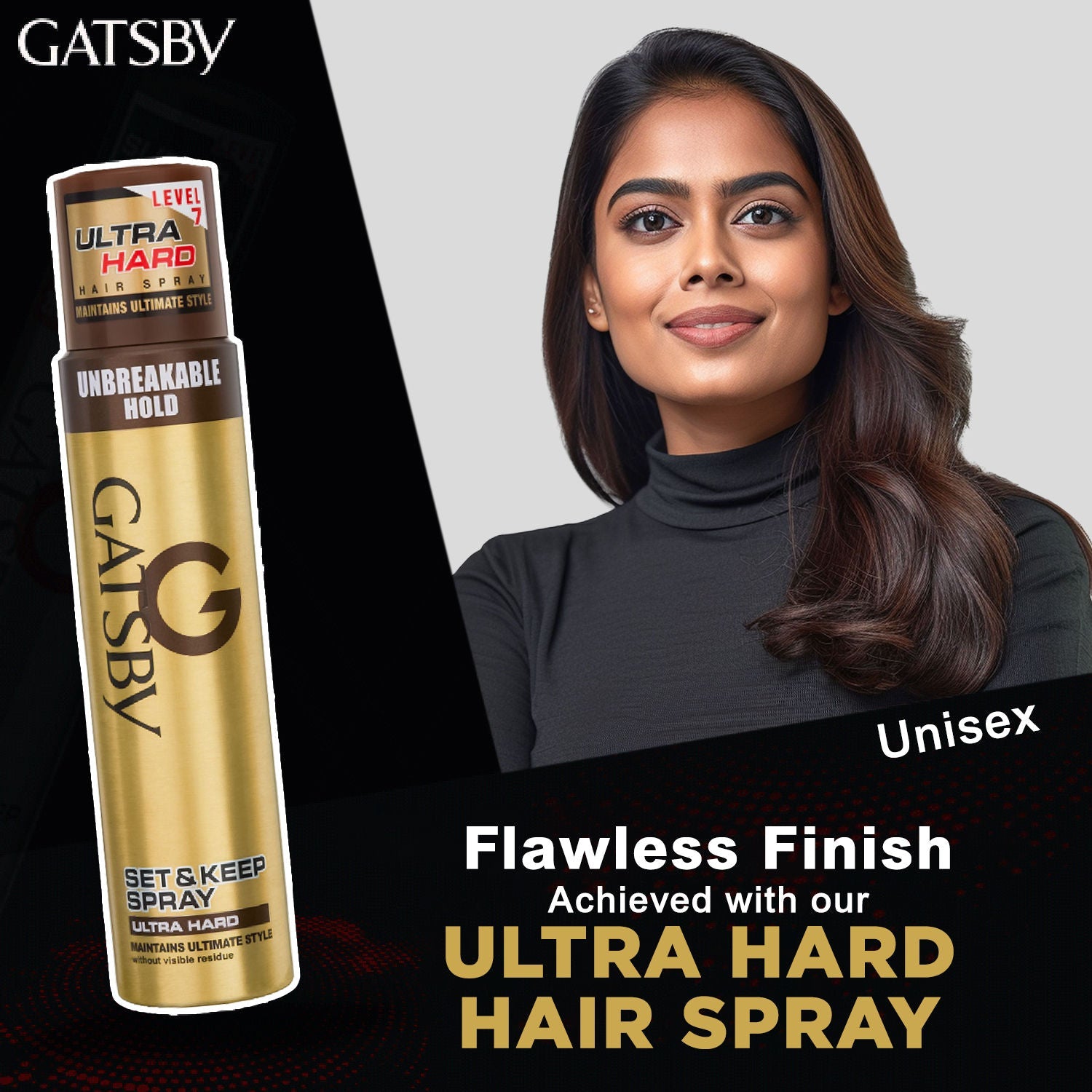 Gatsby Set & Keep Hair Spray Ultra Hard, 250ml Buy at Indicrest Image 5