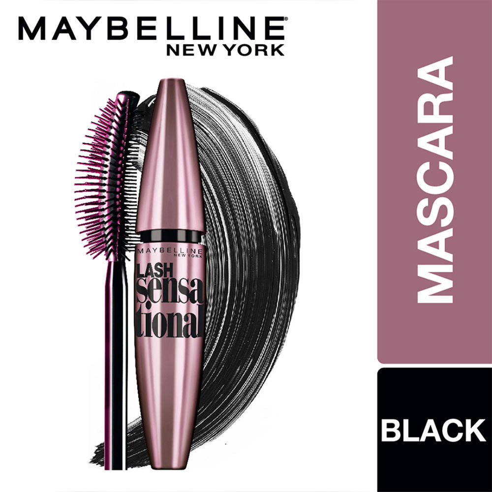 Maybelline New York Lash Sensatiol Full Fan Effect Waterproof Mascara - Black, 10ml Buy at Indicrest