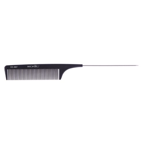 Ikonic Professional Carbon Comb Black Combs & Brushes, CC07 Buy at Indicrest
