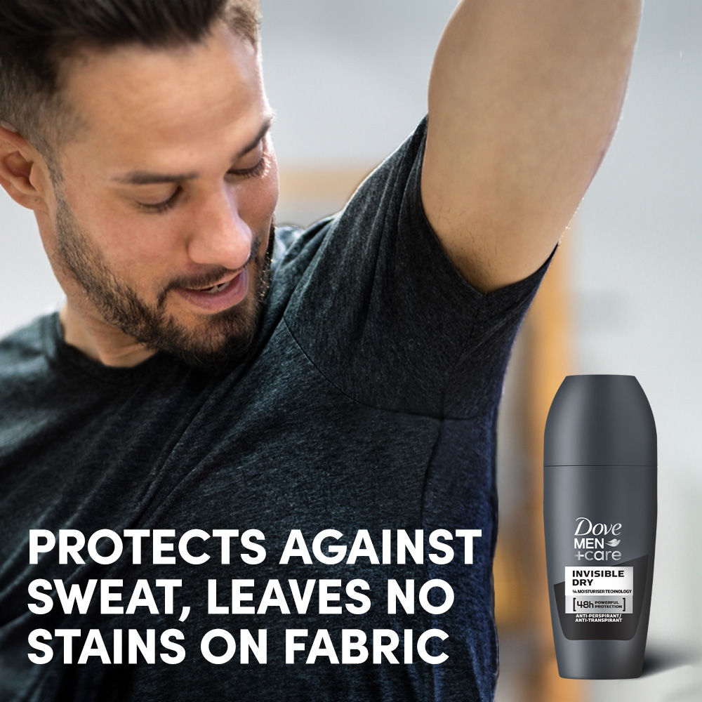 Dove Men + Care Invisible Dry Anti - Perspirant Roll - On, 50ml Buy at Indicrest Image 7