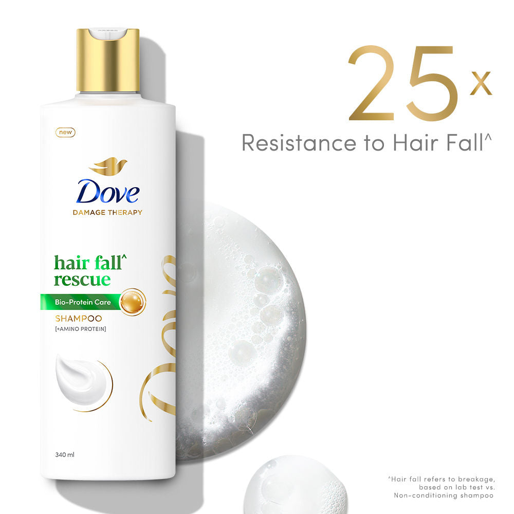 Dove Hair Fall Rescue Shampoowith Nutrilock Actives to Reduce Hairfall & Repair Damaged Hair, 340ml Buy at Indicrest