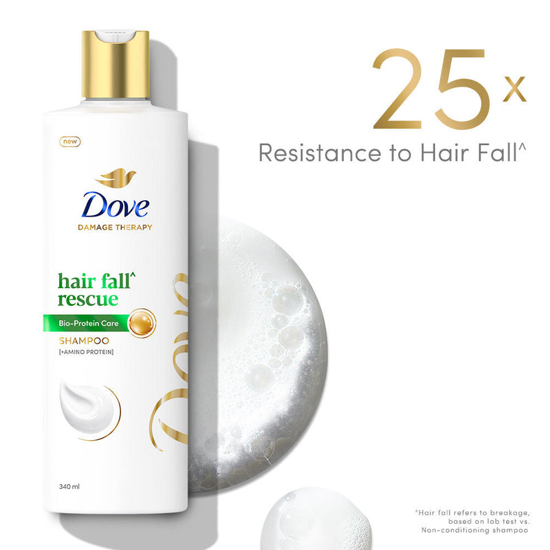 Dove Hair Fall Rescue Shampoowith Nutrilock Actives to Reduce Hairfall & Repair Damaged Hair, 340ml Buy at Indicrest