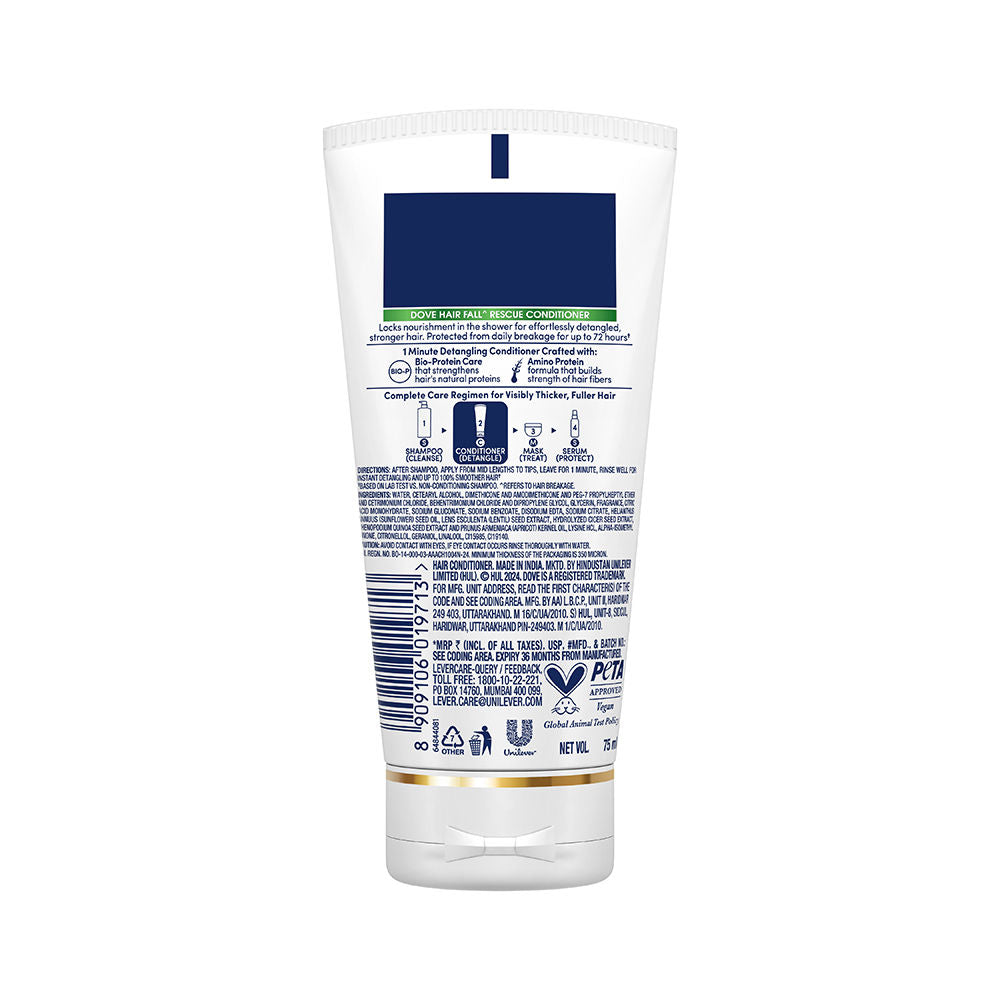 Dove Hair Fall Rescue Bio-Protein Care Conditioner, 75ml Buy at Indicrest Image 10