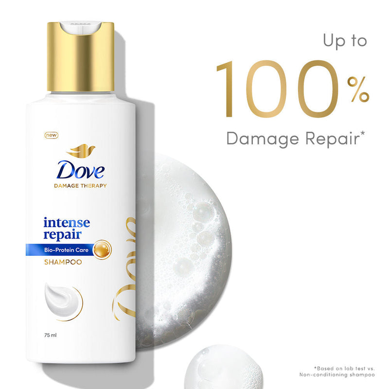 Dove Intense Repair Shampoo For Dry & Damaged Hair, 75ml Buy at Indicrest
