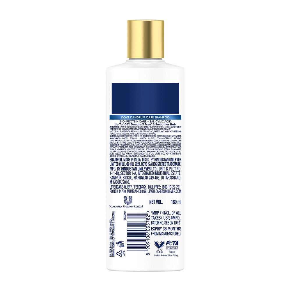 Dove Dandruff Care Shampoo + Salicylic Acid, 180ml Buy at Indicrest Image 8