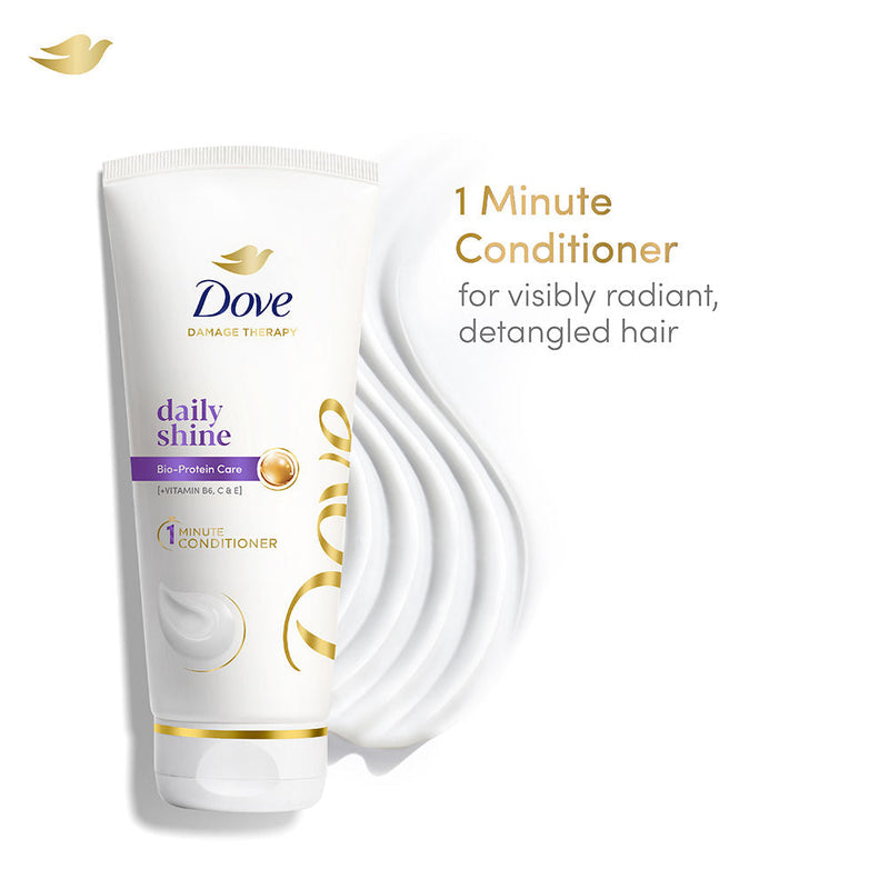 Dove Daily Shine Conditioner with Nutritive Serum to Smoothen & Strengthen Damaged Hair, 175ml Buy at Indicrest