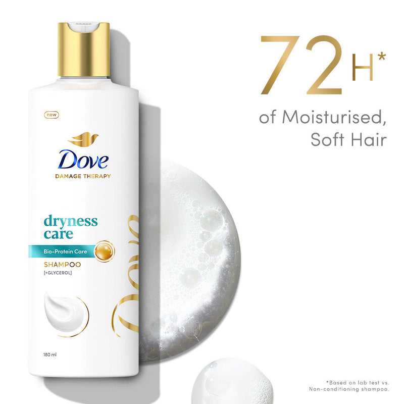 Dove Dryness Care Shampoo For Very Dry Hair, 180ml Buy at Indicrest