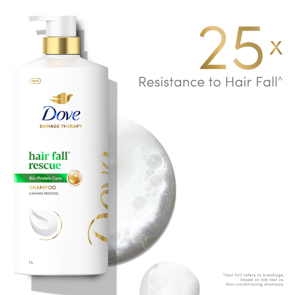 Dove Hair Fall Rescue Shampoo with Nutrilock Actives to Reduce Hairfall & Repair Damaged Hair, 1000ml Buy at Indicrest