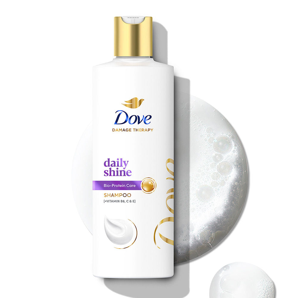 Dove Daily Shine Shampoo For Dull Hair, 340ml Buy at Indicrest Image 2