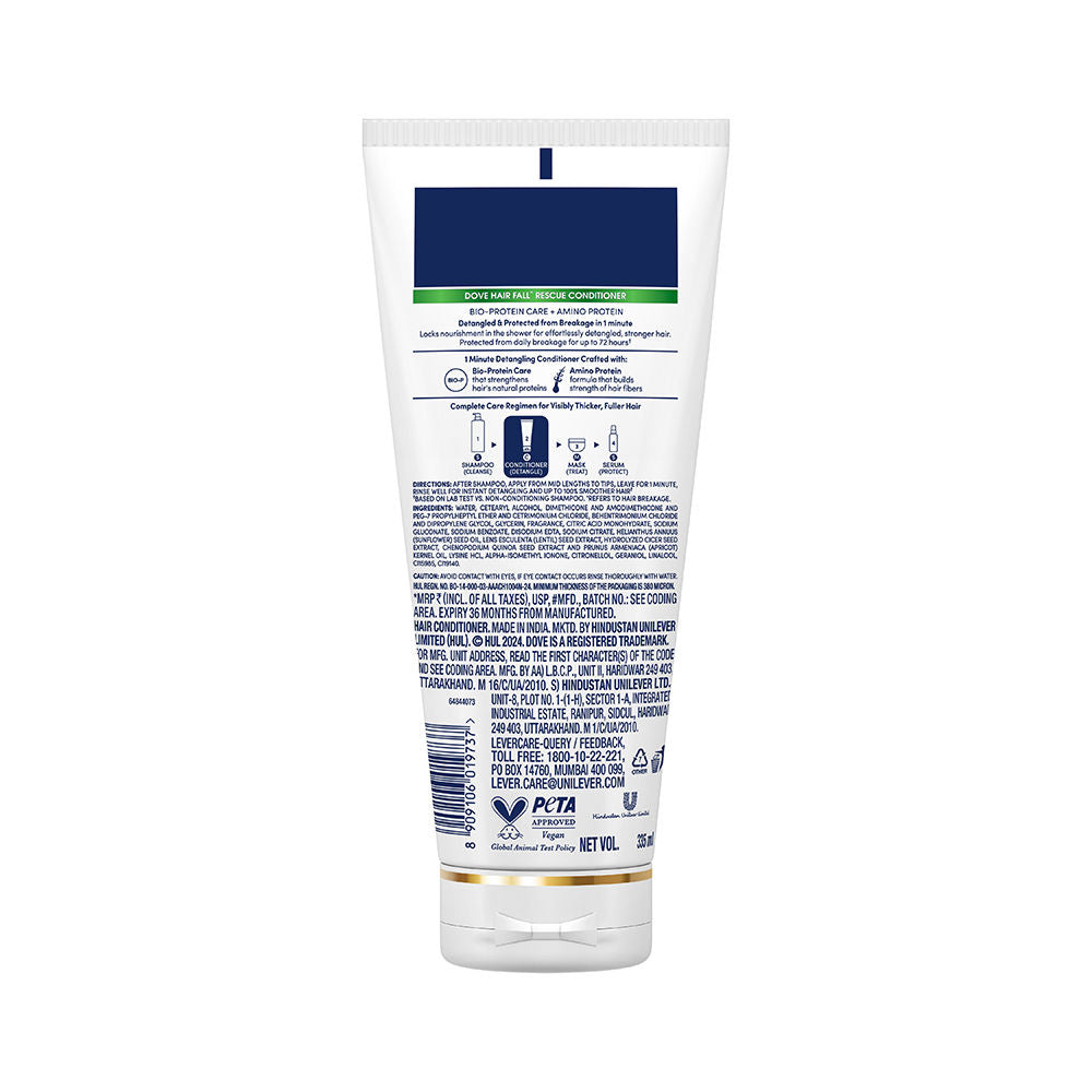 Dove Hair Fall Rescue Conditioner with Nutrilock Actives to Strengthen Damaged Hair, 335ml Buy at Indicrest Image 10