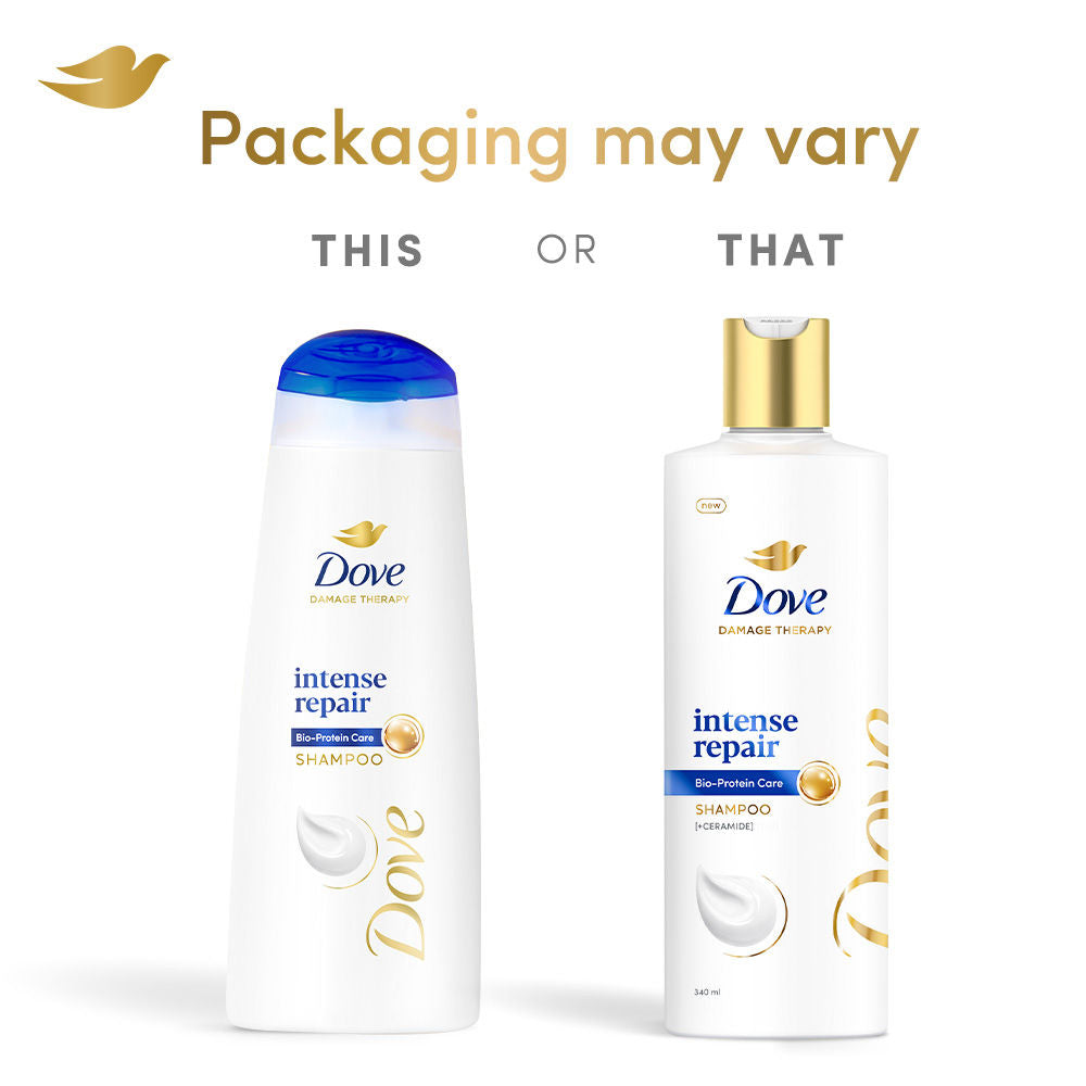 Dove Intense Repair Shampoo For Dry & Damaged Hair, 340ml Buy at Indicrest Image 3