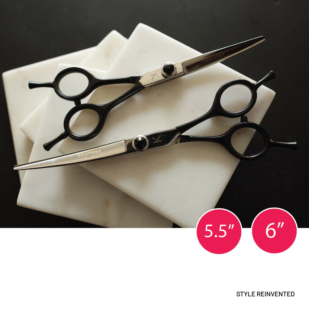 KRAFTPRO Edge 5.5 Inch Stainless Steel Hair Cutting Scissor With Case & Oil, 1 piece Buy at Indicrest Image 2