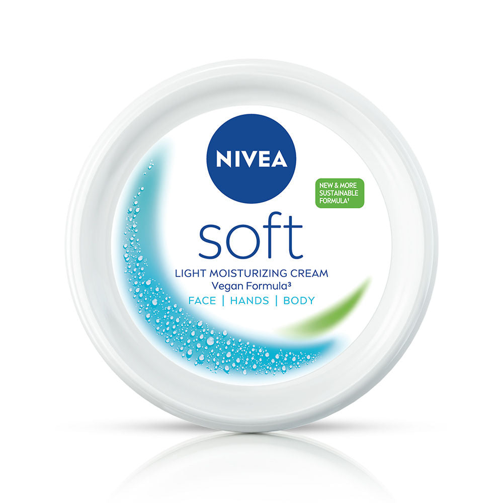 Nivea Soft Vit E Light Non Sticky Face Moisturiser Cream Fresh & Hydrated Skin For All Skin Types, 300ml Buy at Indicrest