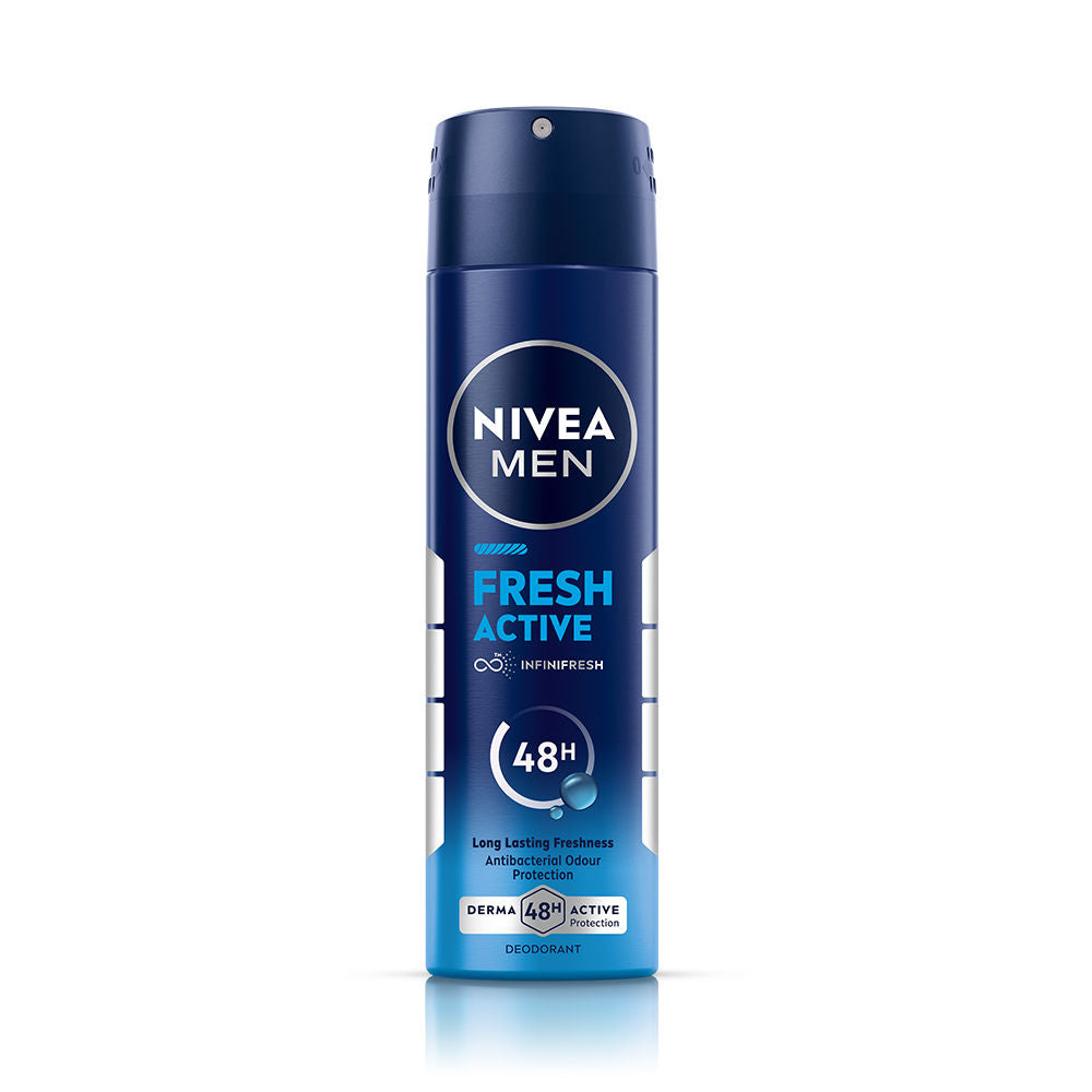 Nivea MEN Deodorant, Fresh Active, 48h Long lasting Freshness, 150ml Buy at Indicrest