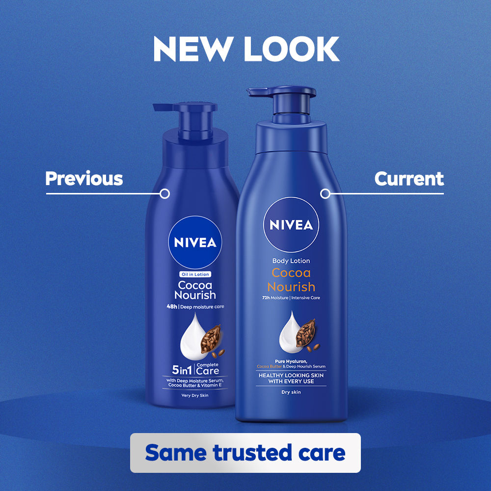 Nivea Cocoa Nourish Oil In Lotion With Pure Hyaluron For 72H Moisturization, 400ml Buy at Indicrest Image 10