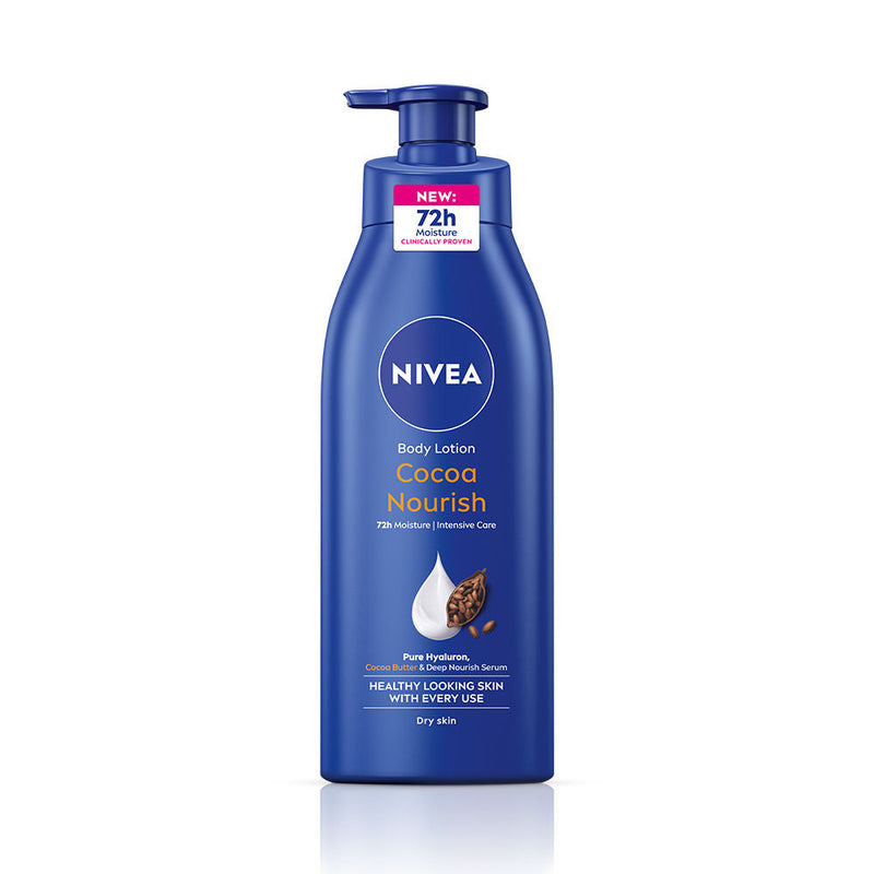 Nivea Cocoa Nourish Oil In Lotion With Pure Hyaluron For 72H Moisturization, 400ml Buy at Indicrest