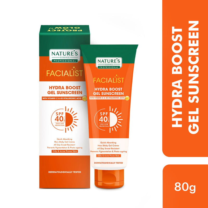 Nature's Essence Professional Hydra Boost Gel SunScreen SPF 40 PA+++, 80g Buy at Indicrest