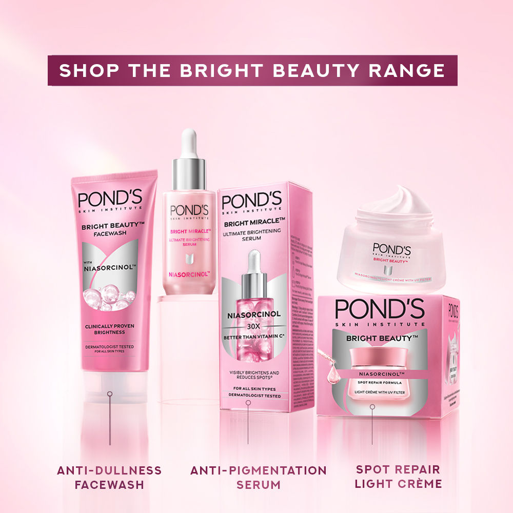 Pond’s Bright Beauty Serum Cream Spot-Less Glow SPF 15 PA++, 34g Buy at Indicrest Image 8