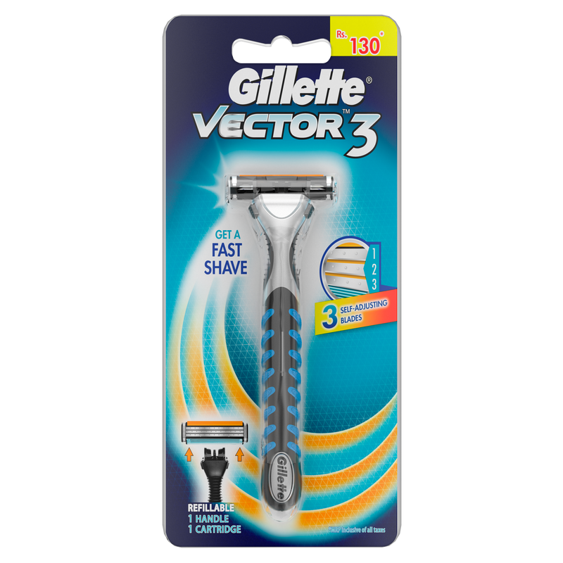 Gillette Vector 3 Manual Shaving Razor for men Buy at Indicrest