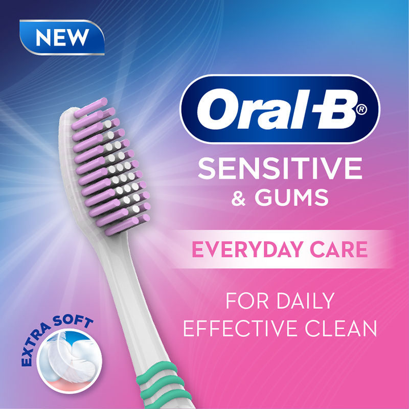 Oral-B Sensitive & Gums Toothbrush - Extra Soft (Pack of 5) Buy at Indicrest Image 2