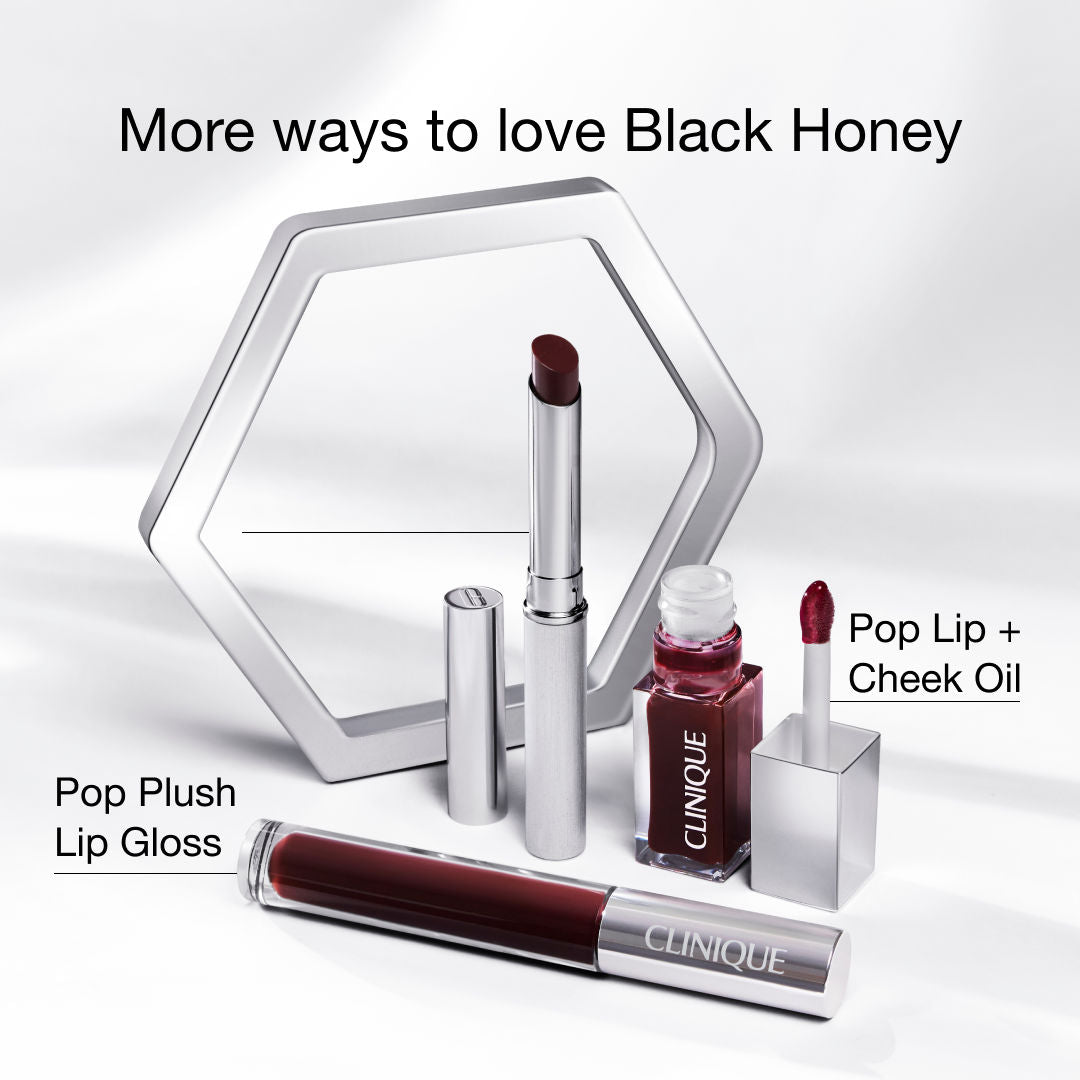 Clinique Pop Plush Creamy Lip Gloss - Black Honey, 3.5ml