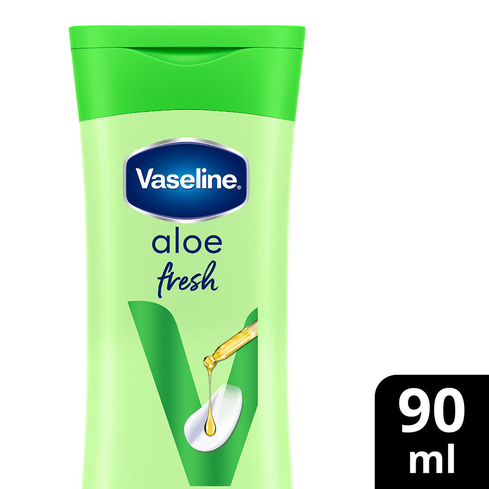 Vaseline Intensive Care Aloe Fresh Body Lotion, 90ml Buy at Indicrest
