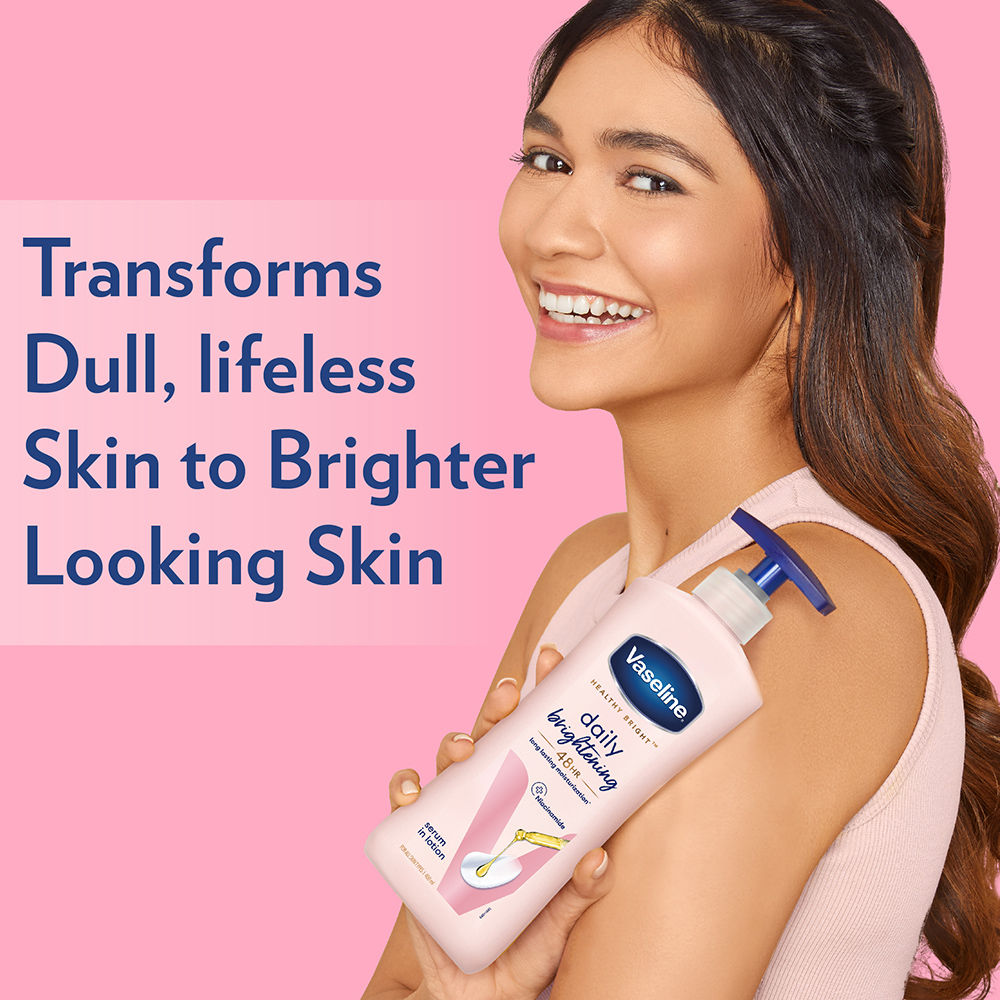 Vaseline Healthy Bright Daily Brightening Serum in Lotion, 90ml Buy at Indicrest Image 4