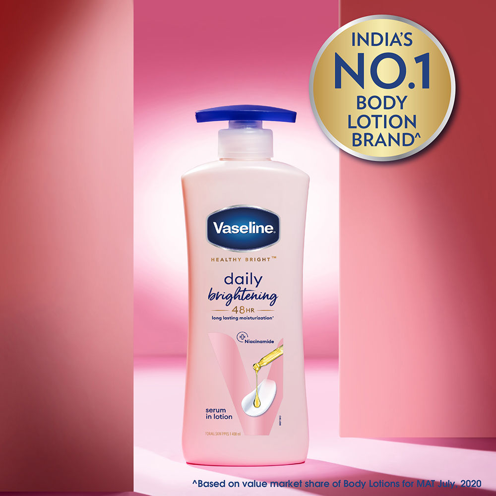 Vaseline Healthy Bright Daily Brightening Serum in Lotion, 90ml Buy at Indicrest Image 5