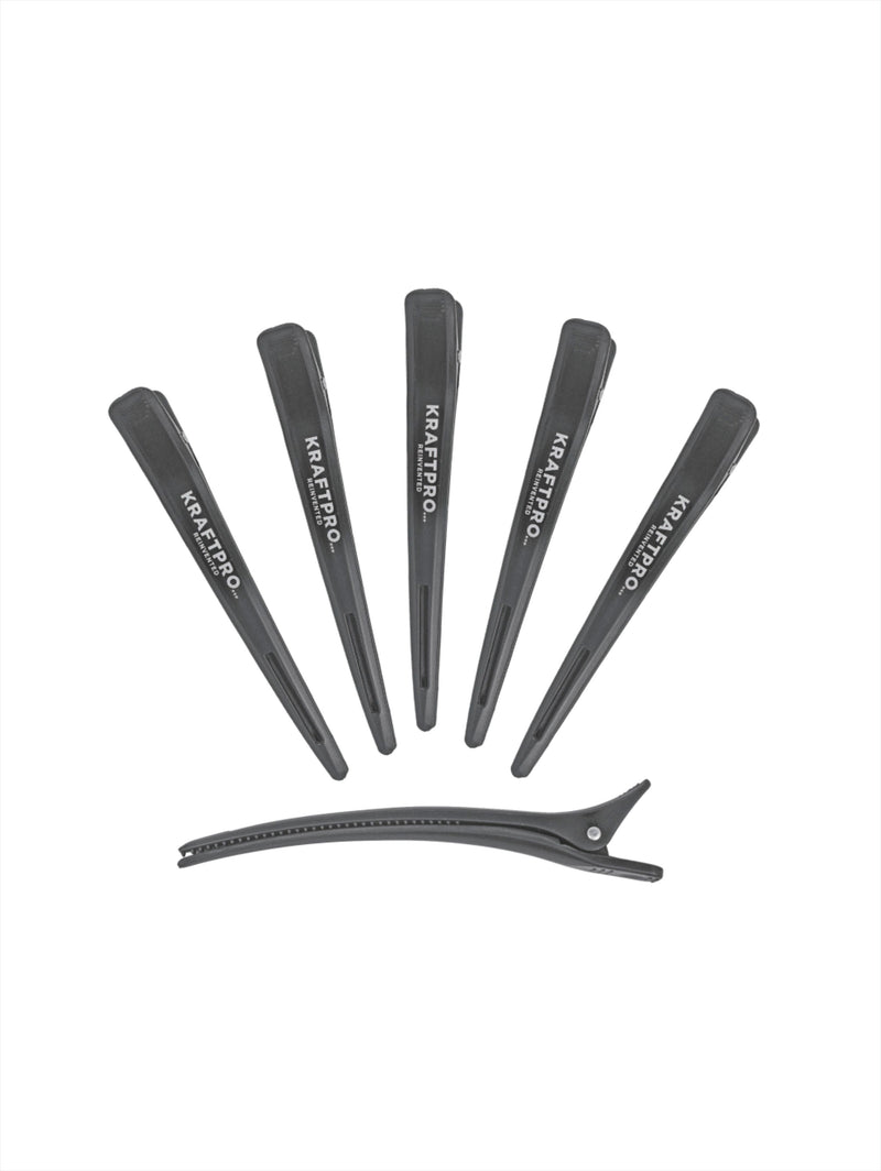 KRAFTPRO Section Carbon Hair Clips Unique Design, Heat Resistant (Pack of 1), 6 pieces Buy at Indicrest