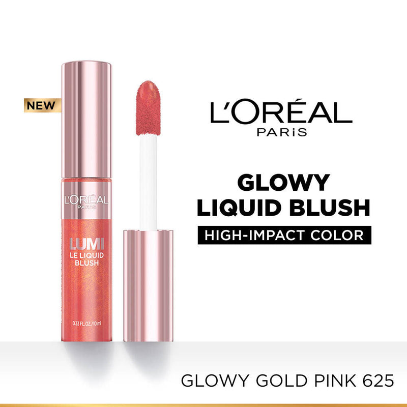 L'Oreal Paris Lumi Le Liquid Blush, Radiant & Glowy Finish - 625 Gold Pink, 10ml Buy at Indicrest