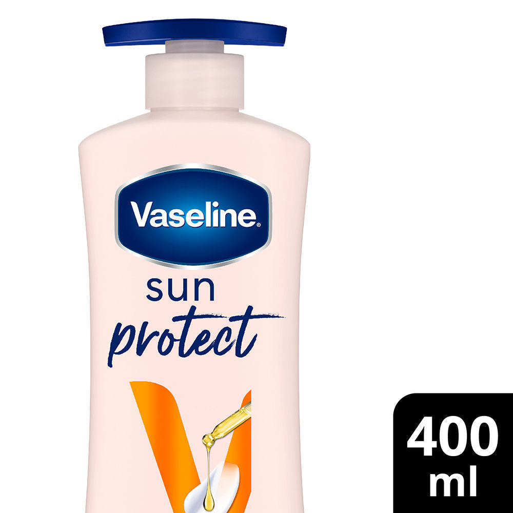 Vaseline Sun Protect SPF 30 Body Lotion, Reduces Tan Lines in 7 Days, UVA + UVB PA+++, 400ml Buy at Indicrest
