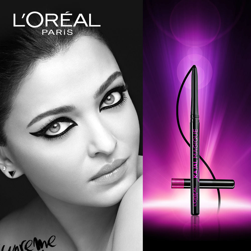 L'Oreal Paris Kajal Magique - Supreme Black, 0.35g Buy at Indicrest Image 5